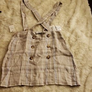 Forever 21 skirt with suspenders attached